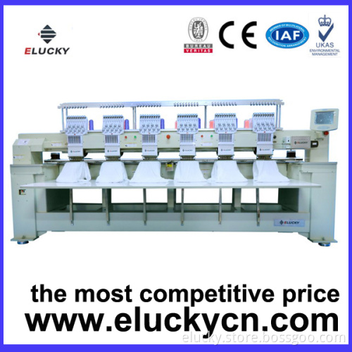 Six Head Computerized Embroidery Machine for Sale